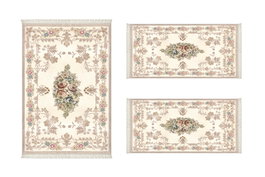 Conceptum Juego de 3 Alfombras Multicolor con Estampado Digital